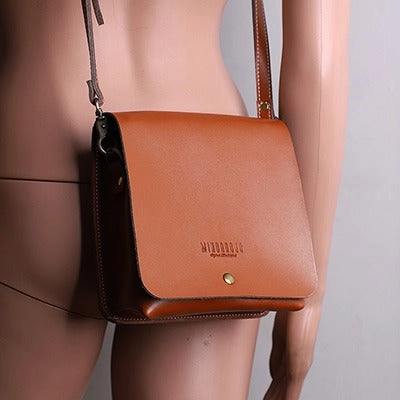 Cute White LEATHER Square Side Bag Handmade WOMEN Phone Crossbody BAG Purse FOR WOMEN