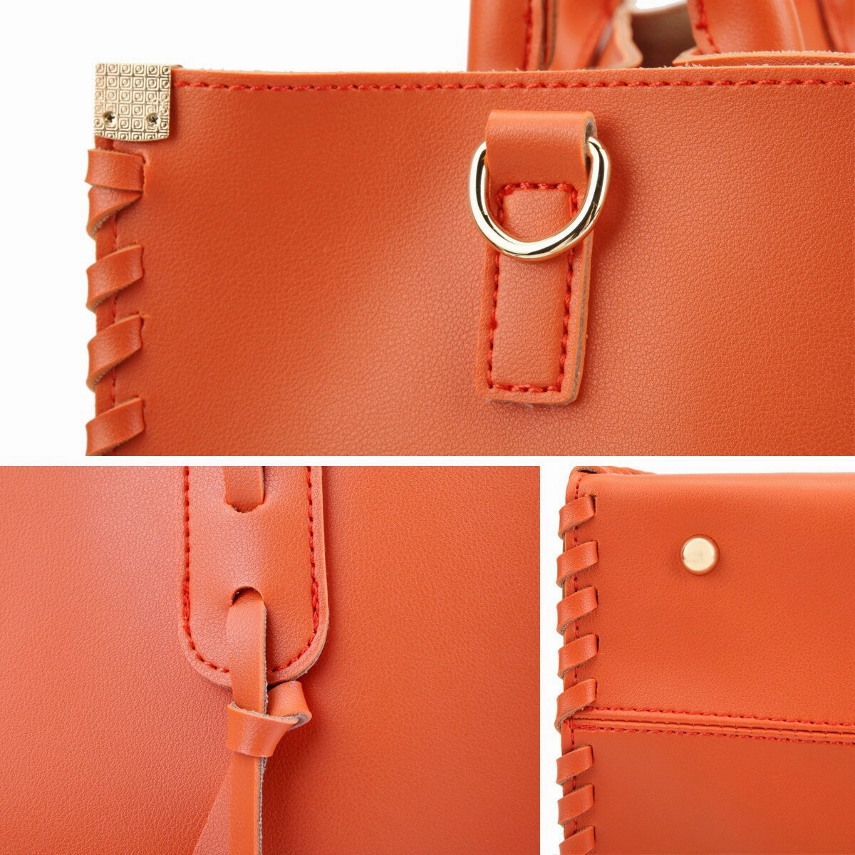 Dasein Womens Medium Faux Leather Satchel Bag With Tassels And Inner Pouch