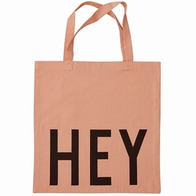Design Letters Tote Bag Hey Nude