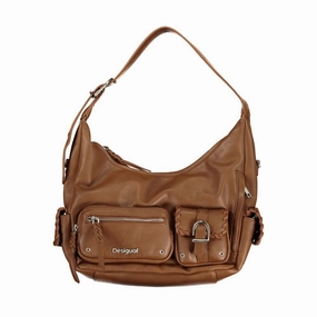 Desigual Brown Polyethylene Women's Handbag
