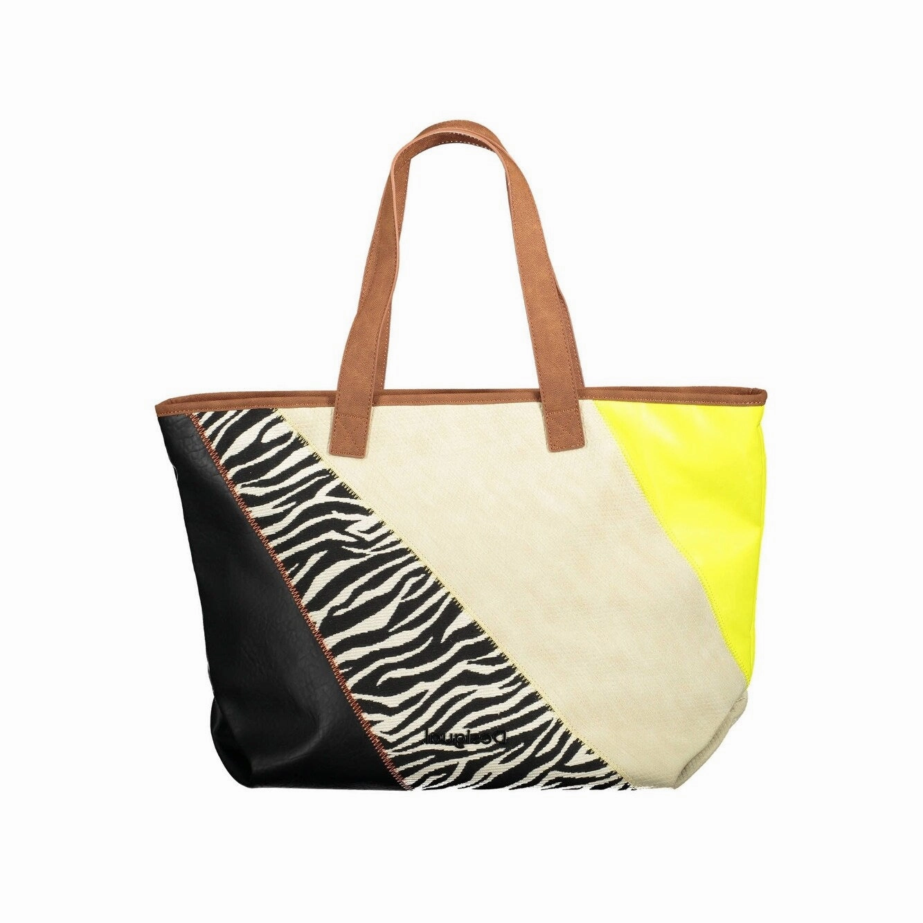 Desigual Brown Polyethylene Women Women's Handbag