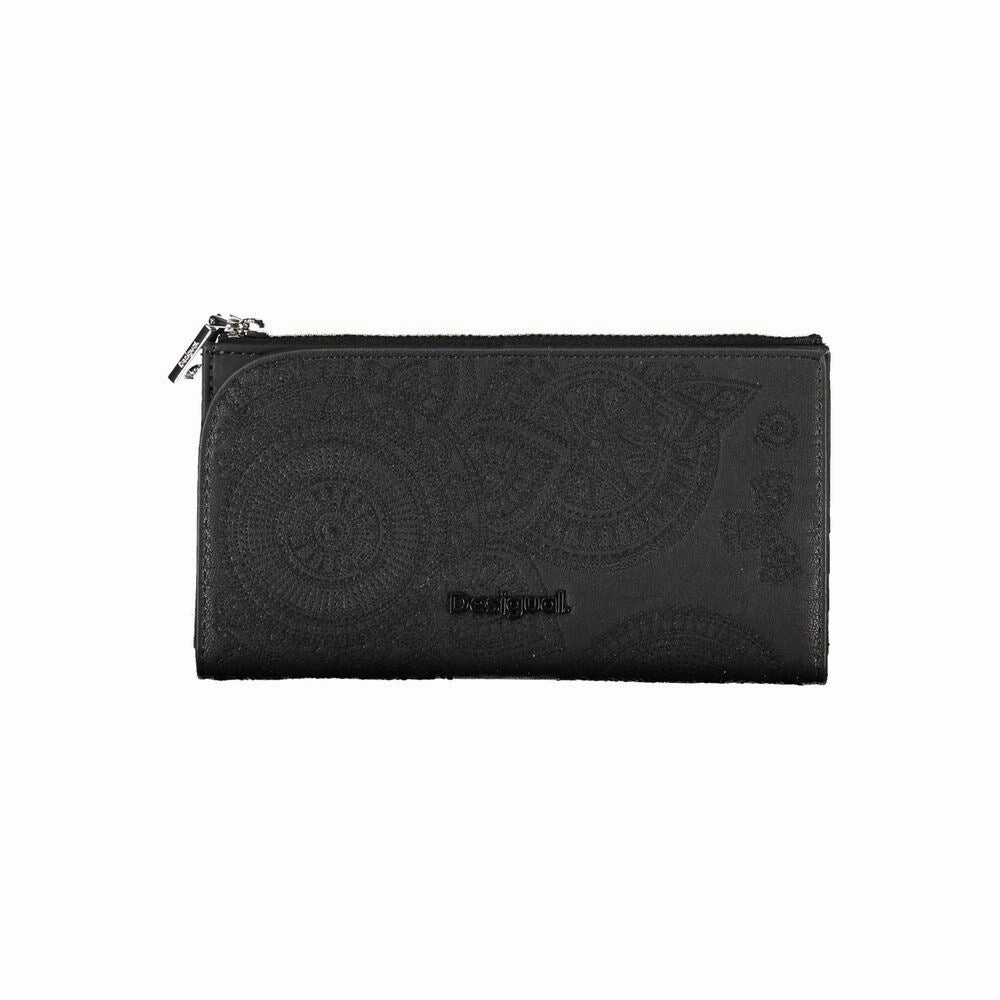 Desigual Chic Black Dual Compartment Women's Wallet