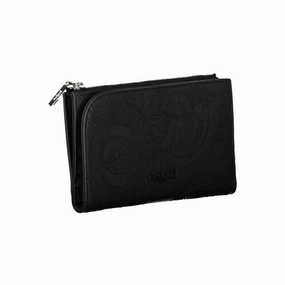 Desigual Chic Black Dual Compartment Women's Wallet
