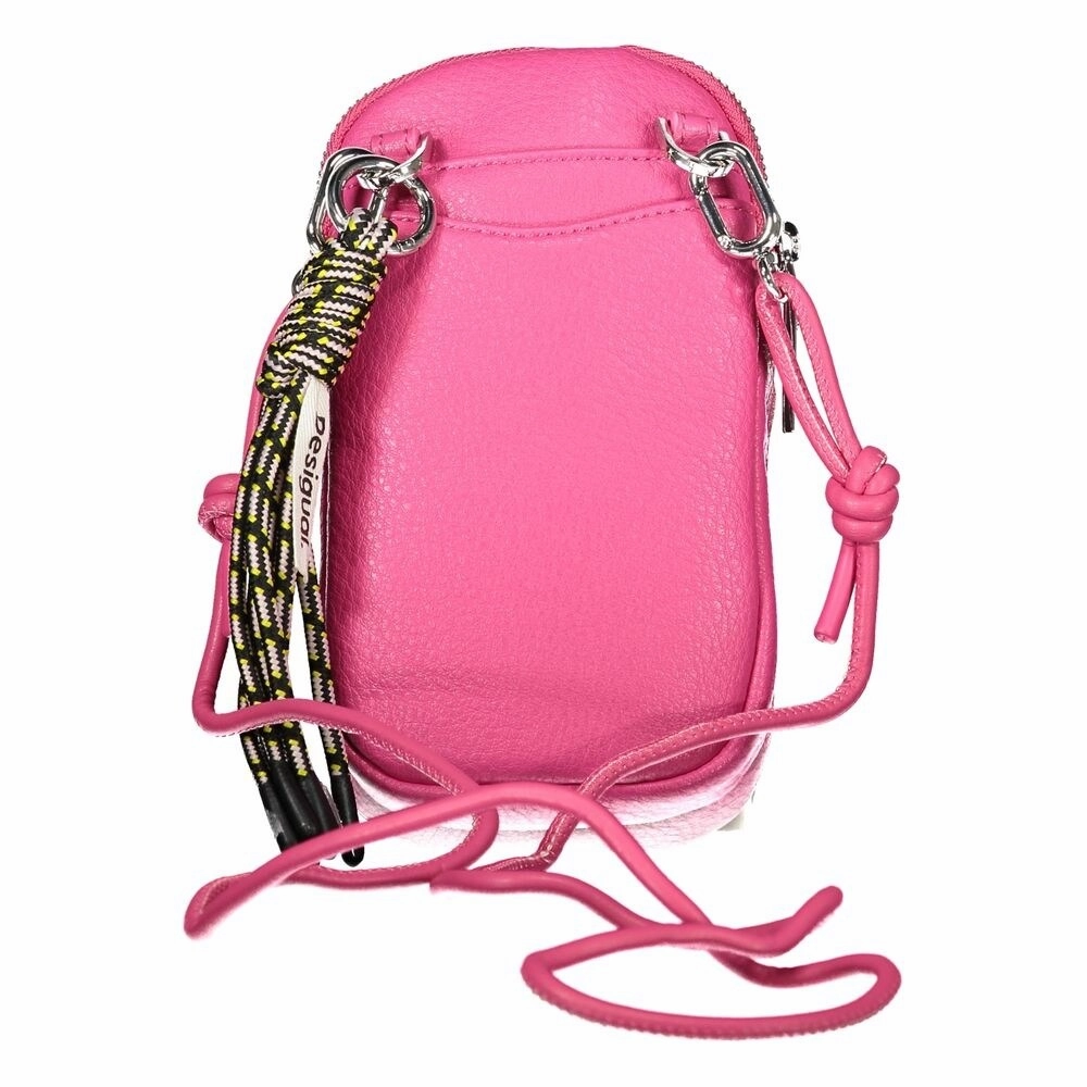 Desigual Pink Polyethylene Women's Handbag