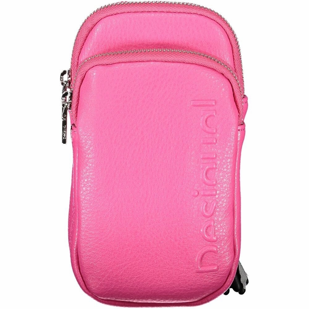 Desigual Pink Polyethylene Women's Handbag