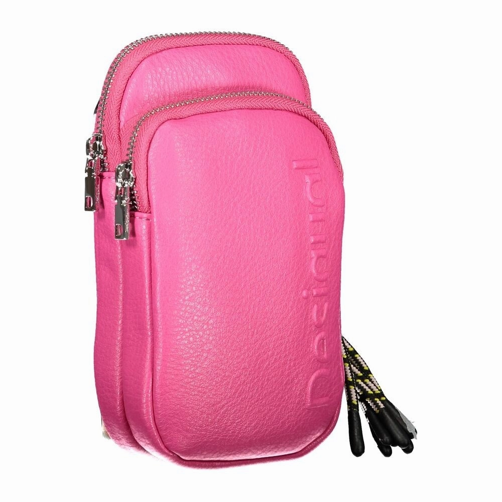 Desigual Pink Polyethylene Women's Handbag