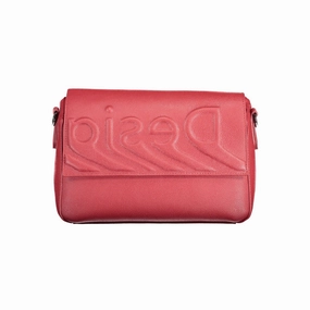 Desigual Red Polyethylene Women Women's Handbag
