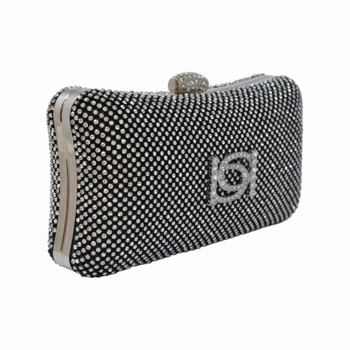 Dianna Hardshell Diamond Clutch
