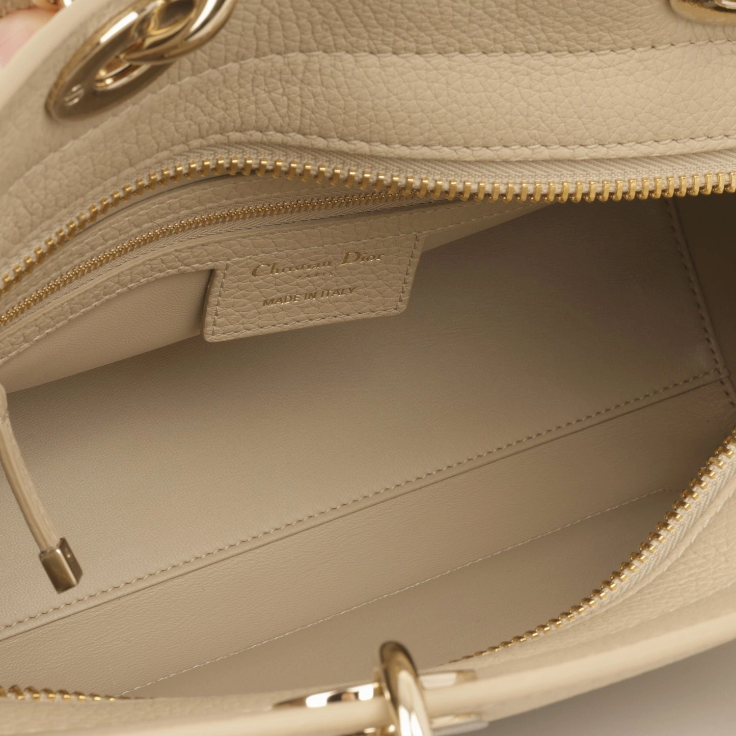 Dior Dior - Lady D- Sire - Beige Taurillon CGHW - Brand New