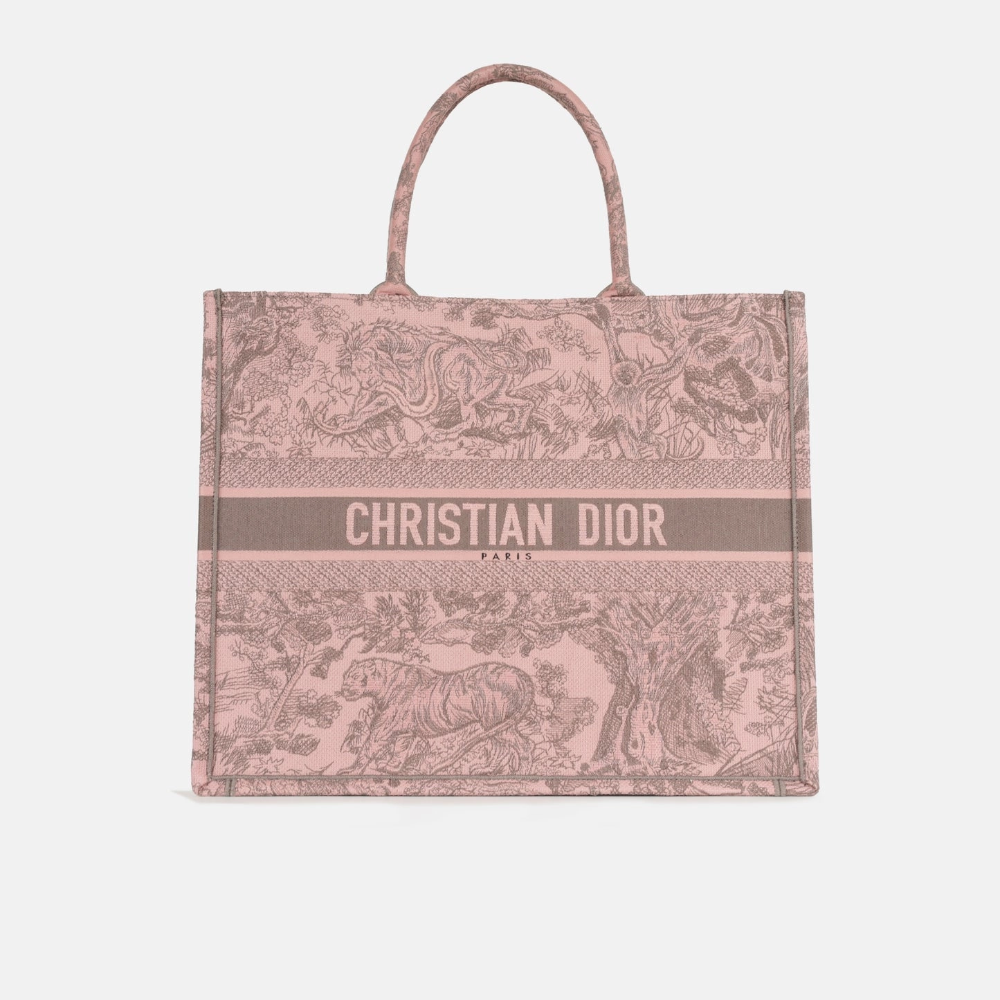 Dior Dior - Large Book Tote - Pink Toile Du Juoy - 2023 - Pre-Loved