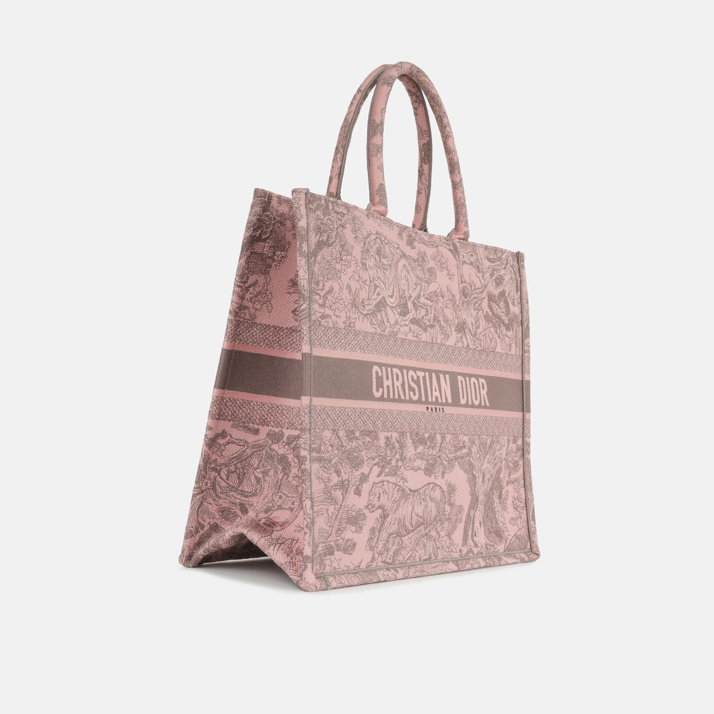 Dior Dior - Large Book Tote - Pink Toile Du Juoy - 2023 - Pre-Loved