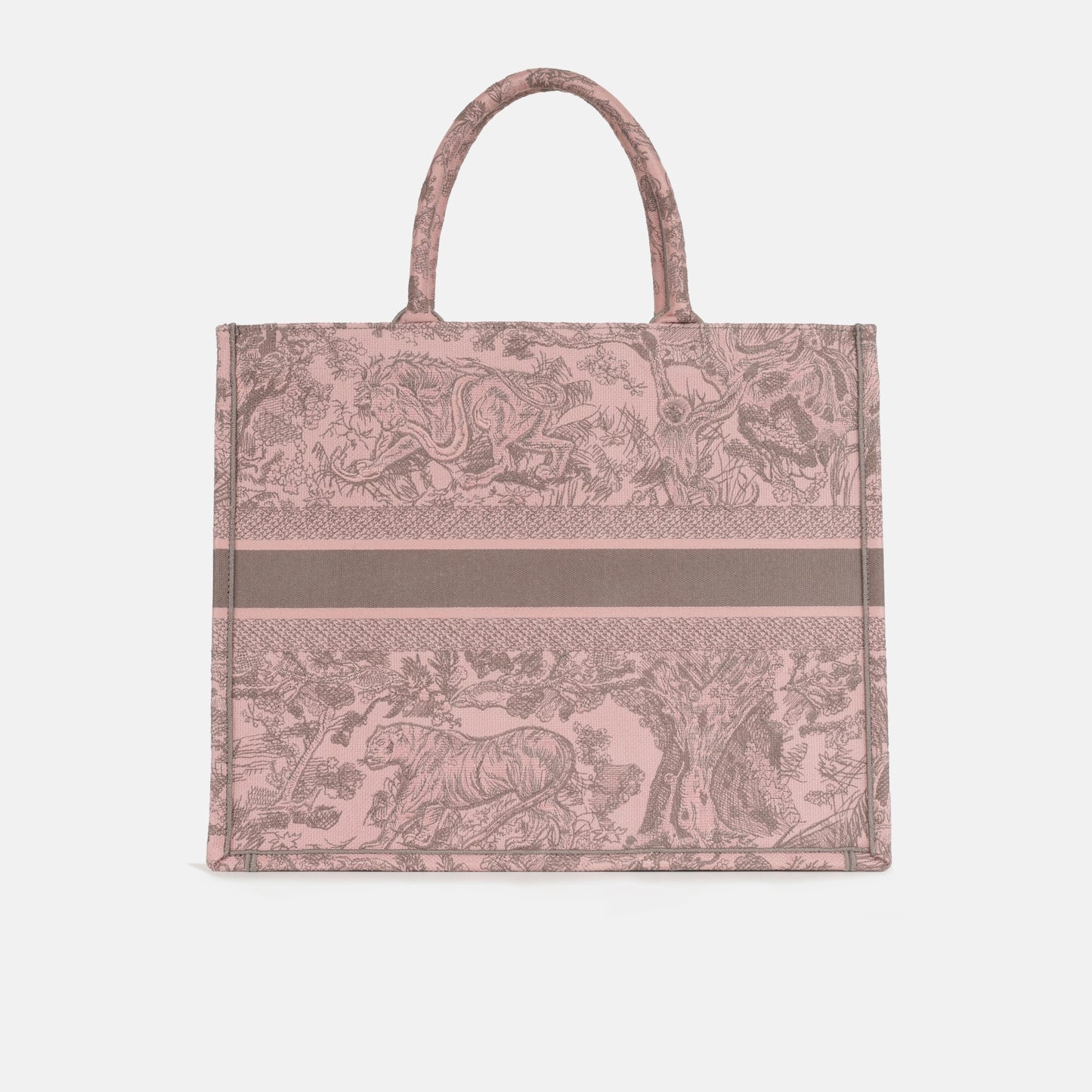 Dior Dior - Large Book Tote - Pink Toile Du Juoy - 2023 - Pre-Loved