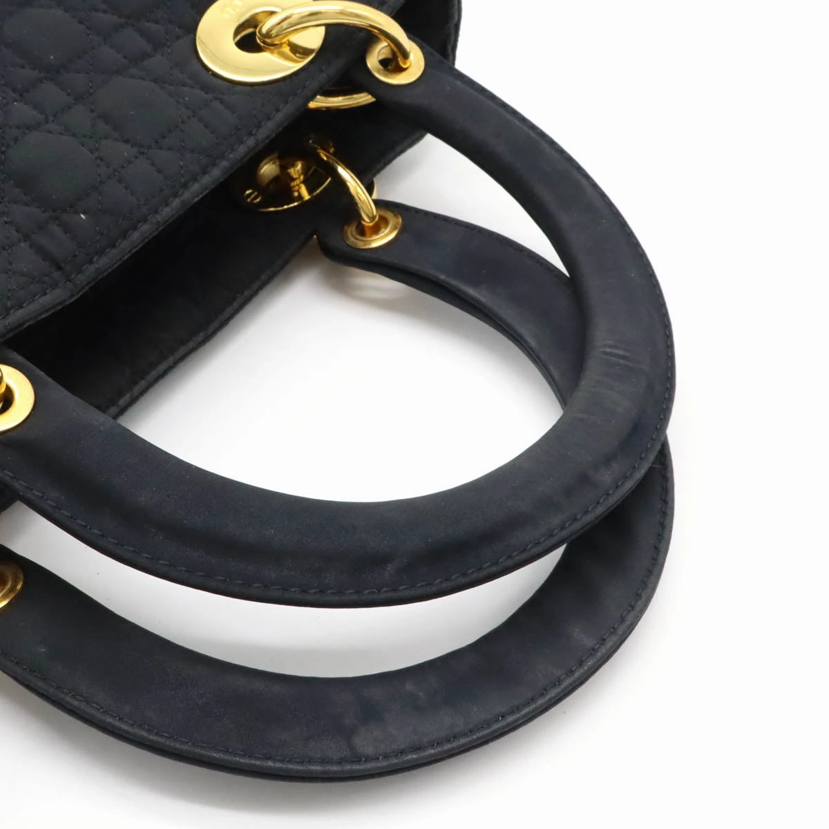 Dior Lady Dior Cannage Nylon Handbag
