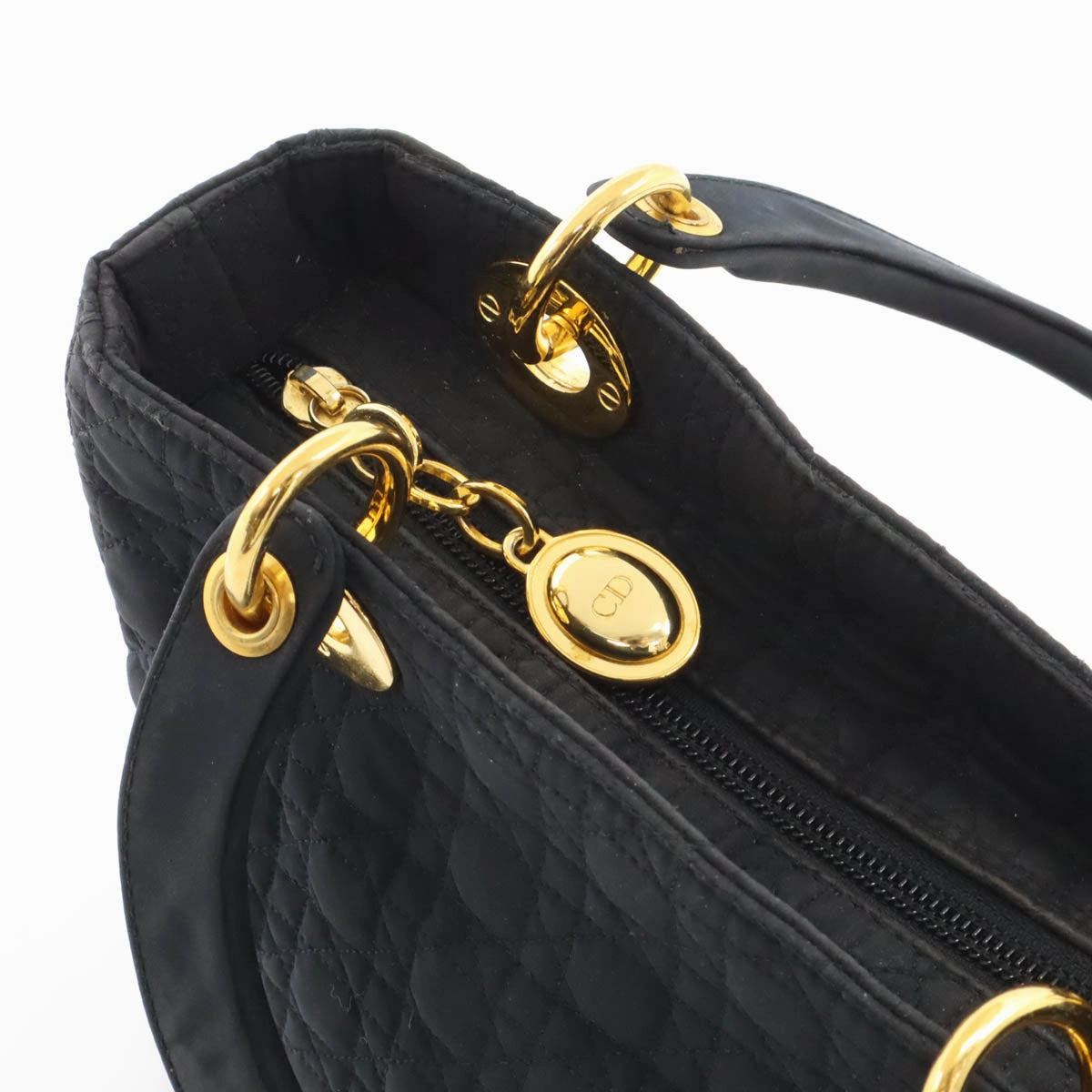 Dior Lady Dior Cannage Nylon Handbag