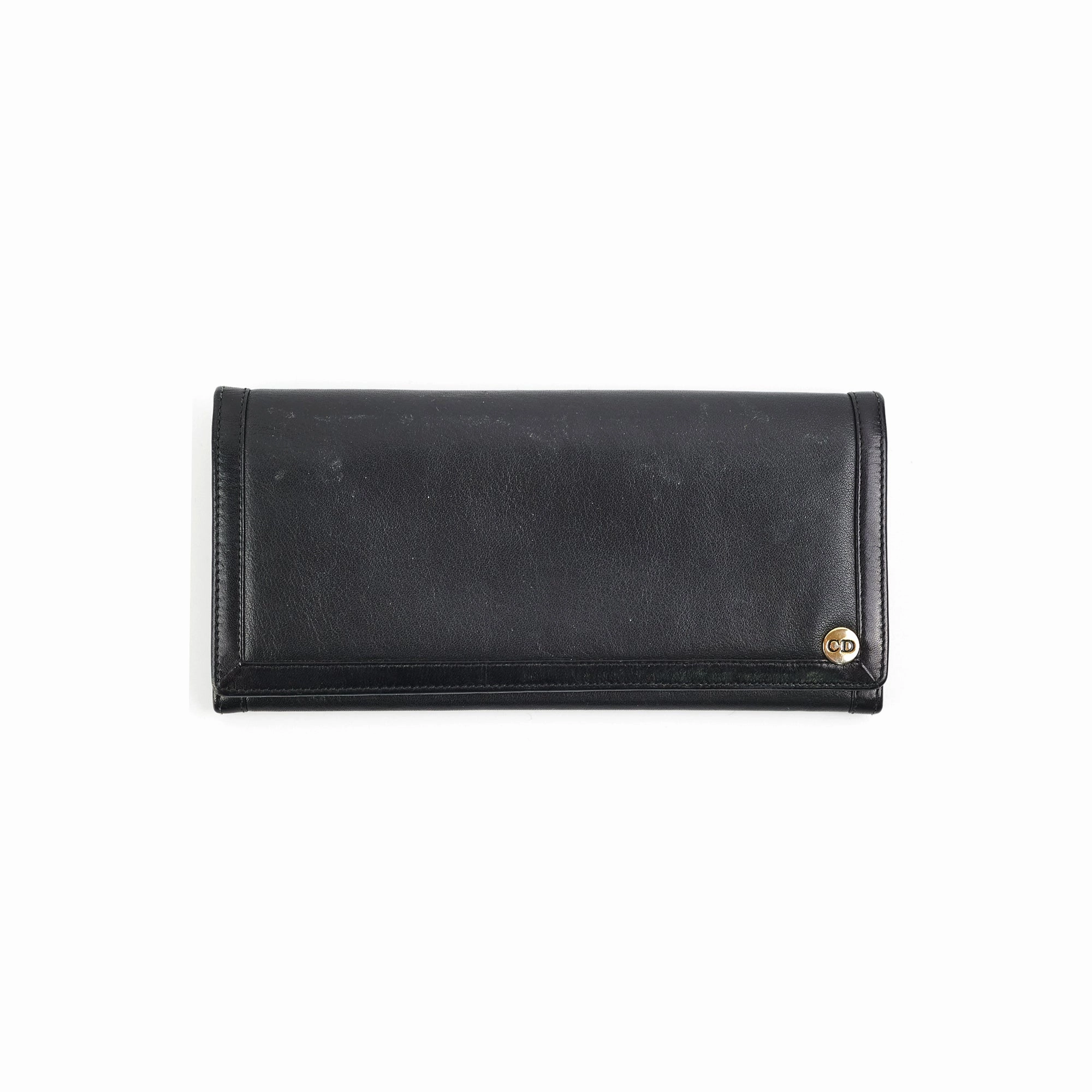 Dior Long Wallet Black Vintage