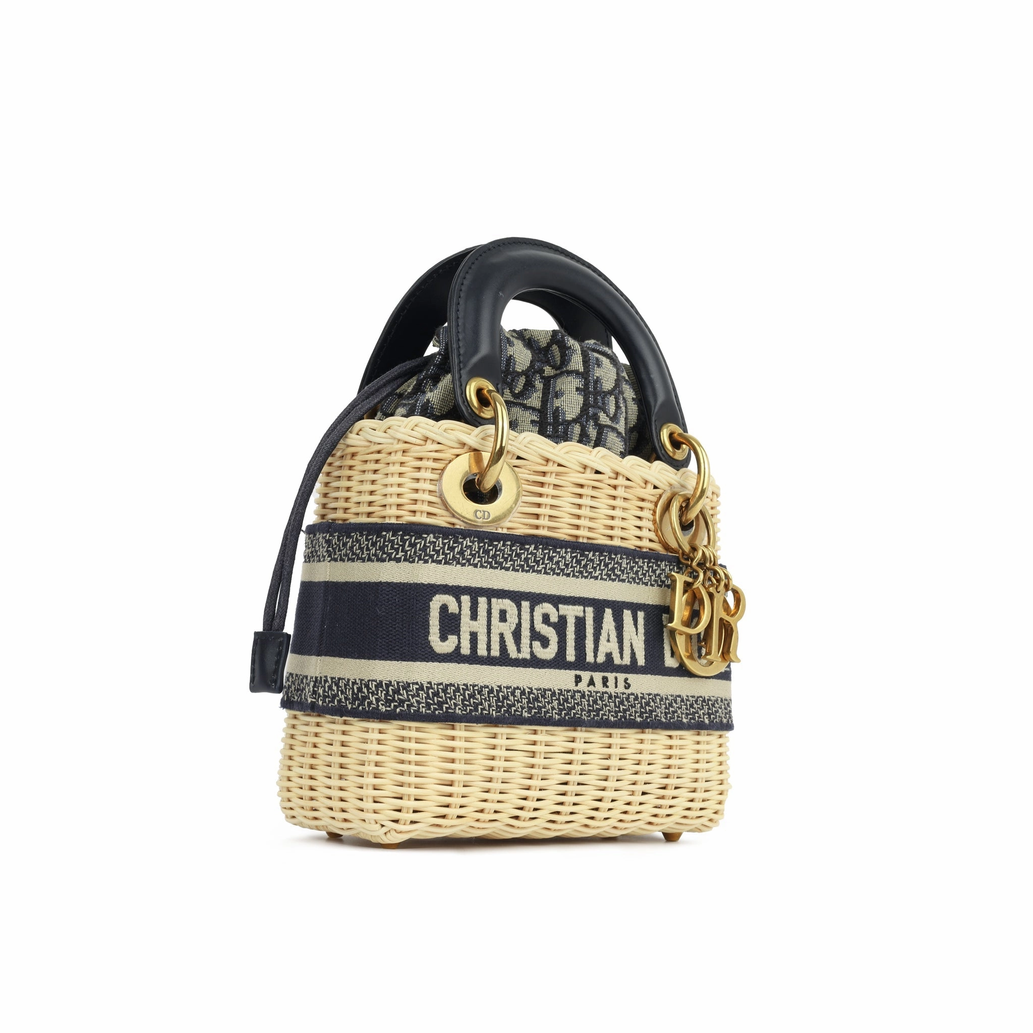 Dior Mini Lady Dior - Beige Wicker