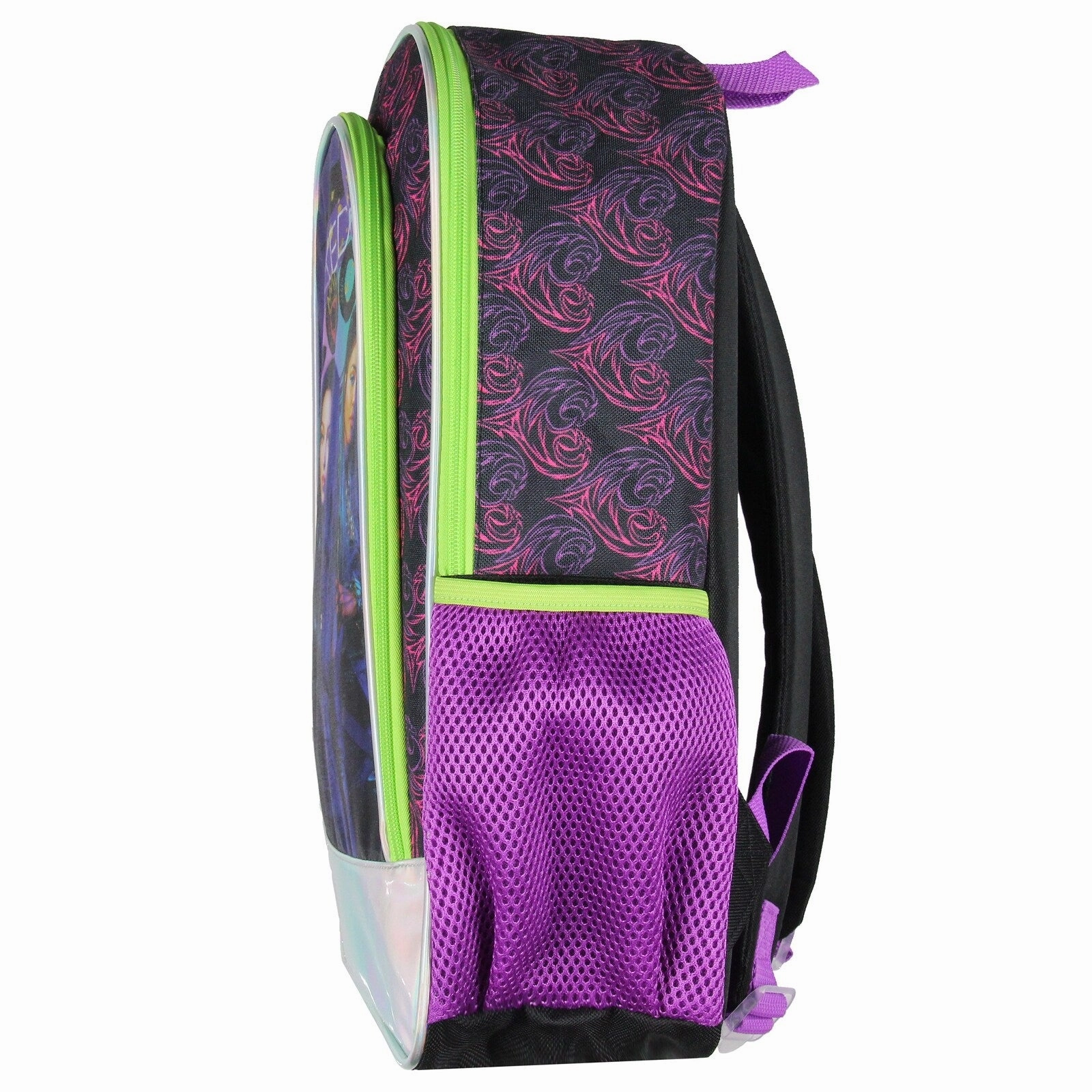 Disney Descendants Backpack Wickedly Cool Mal Uma Evie School Travel Backpack - One Size