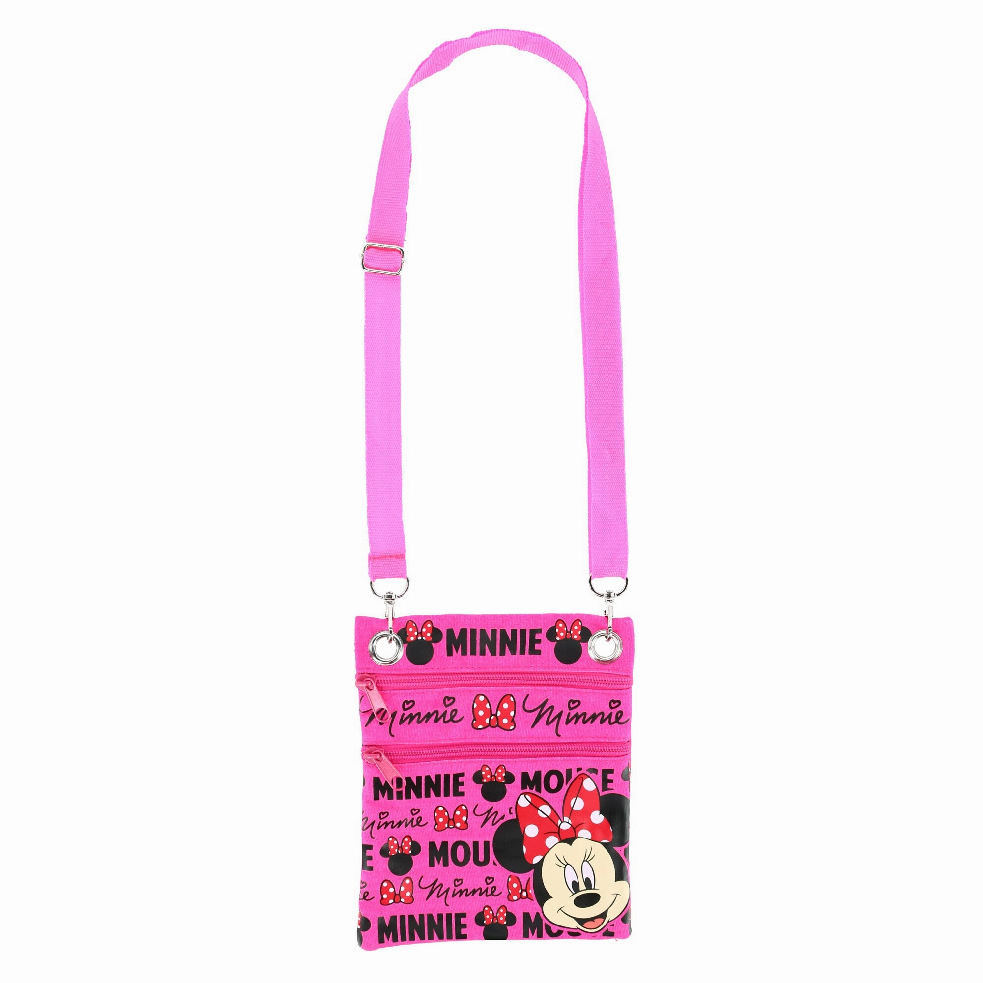 Disney Minnie Mouse Ears & Bow Passport Crossbody Bag
