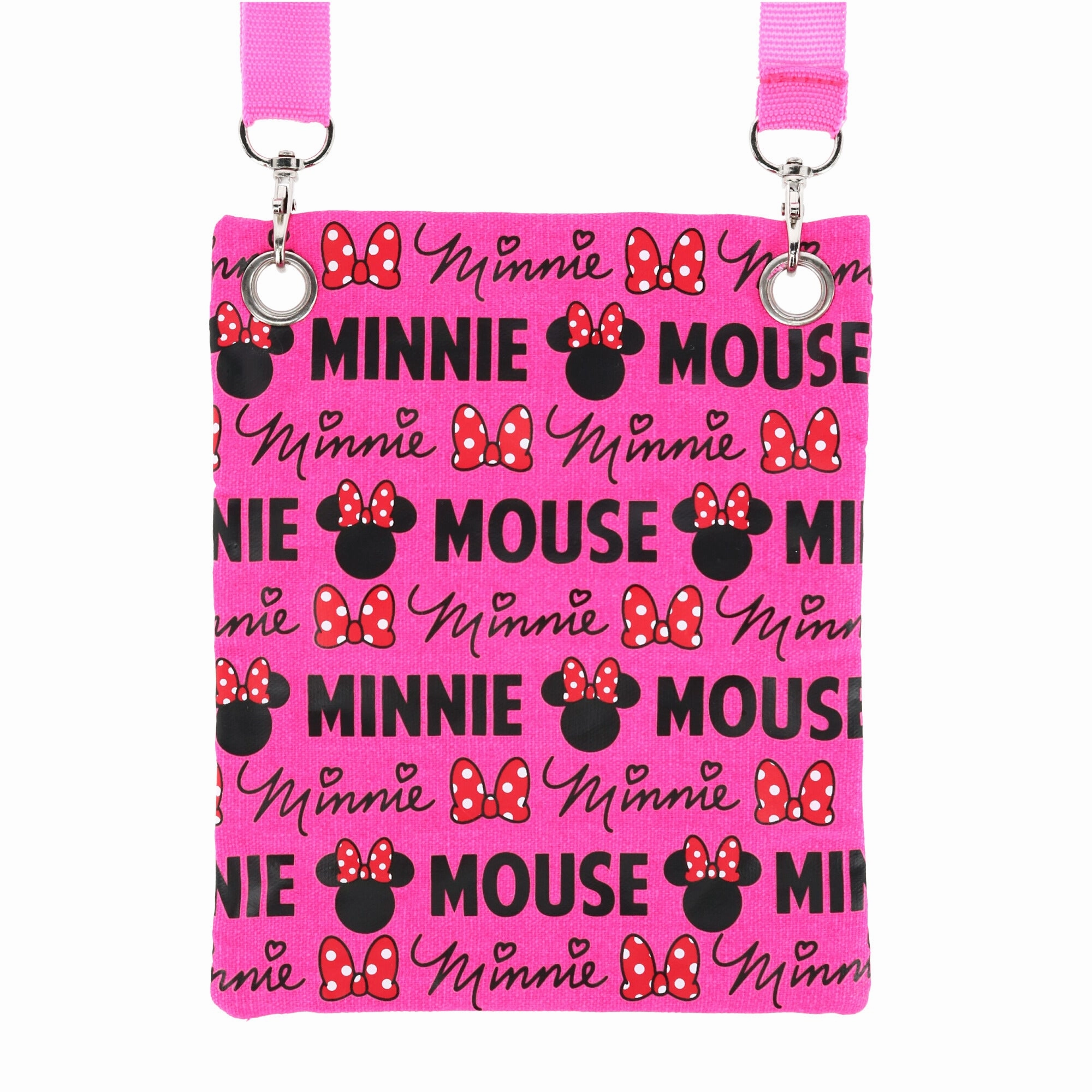 Disney Minnie Mouse Ears & Bow Passport Crossbody Bag