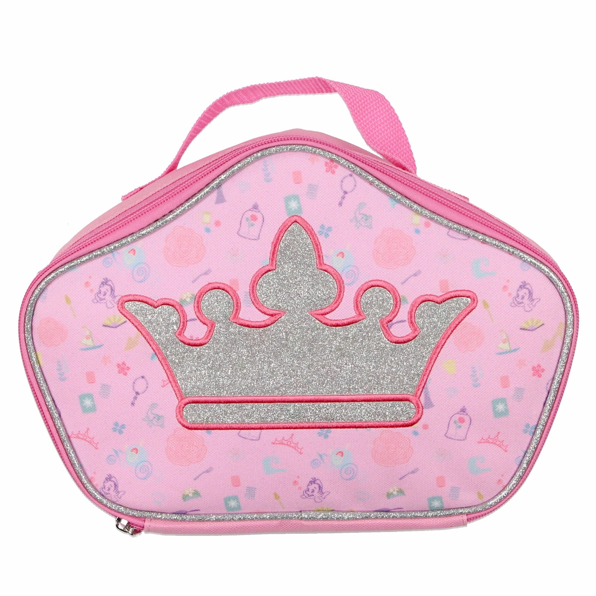 Disney Princess Cinderella Belle Rapunzel Dreamer 5 Pc Backpack Lunch Box Set - One Size