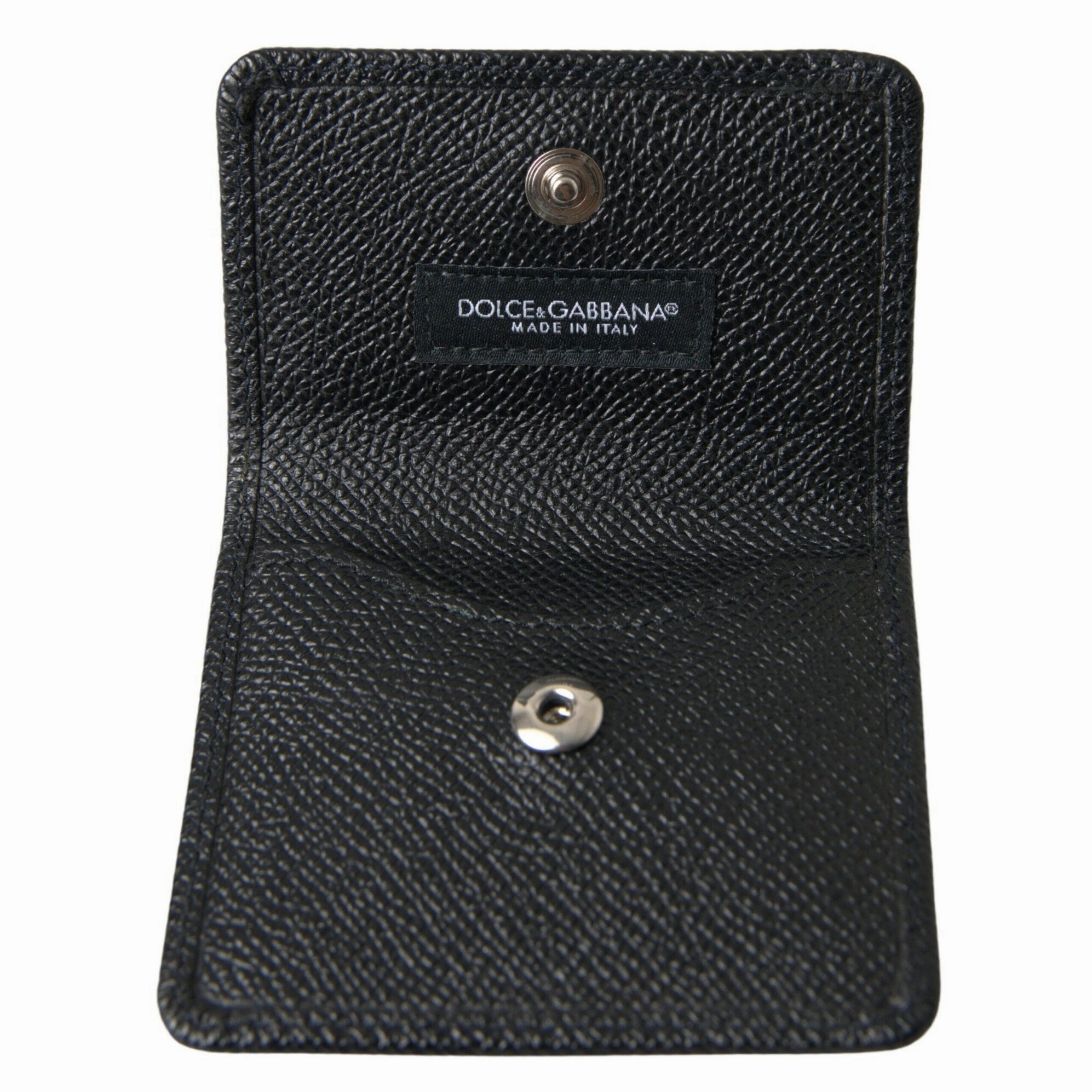 Dolce & Gabbana Elegant Leather Bifold Coin Purse Women's Wallet - One Size
