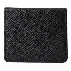 Dolce & Gabbana Elegant Leather Bifold Coin Purse Women's Wallet - One Size