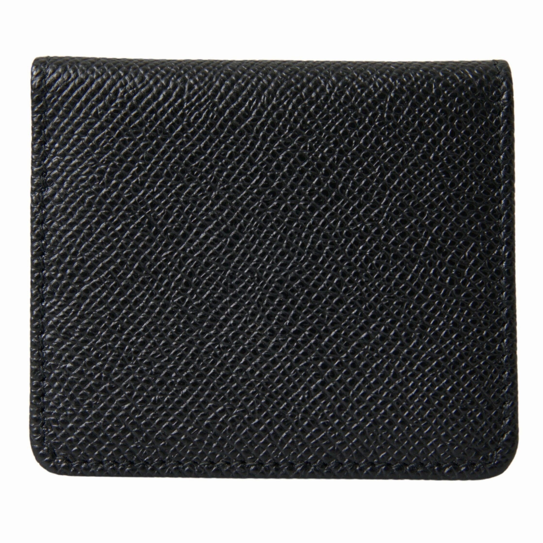 Dolce & Gabbana Elegant Leather Bifold Coin Purse Women's Wallet - One Size