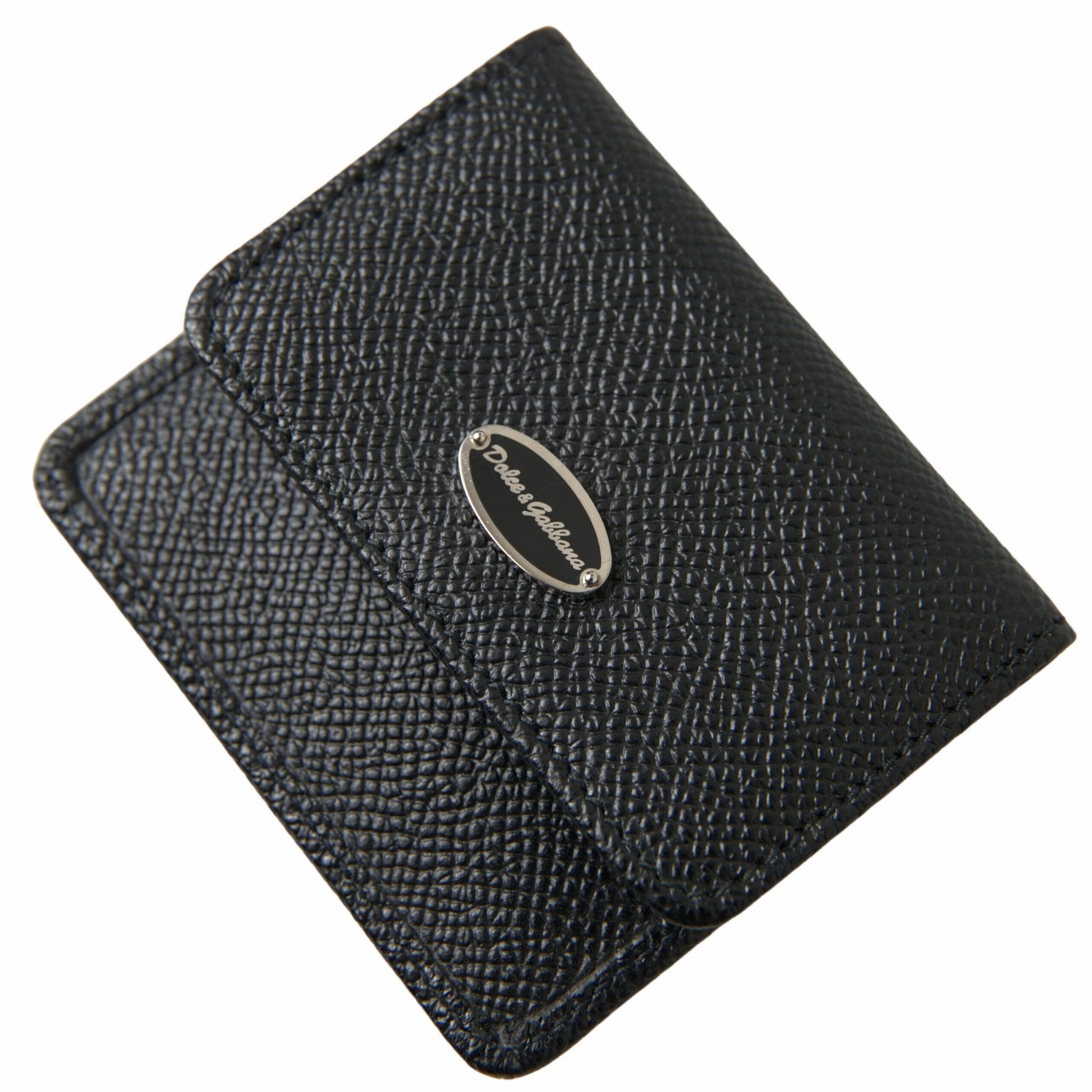 Dolce & Gabbana Elegant Leather Bifold Coin Purse Women's Wallet - One Size
