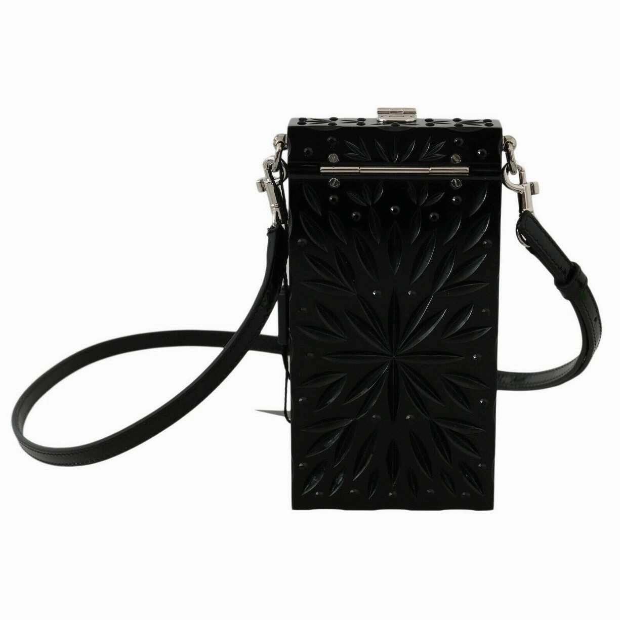 Dolce & Gabbana Exquisite Crystal-Plexi Cigarette Case Women's Holder