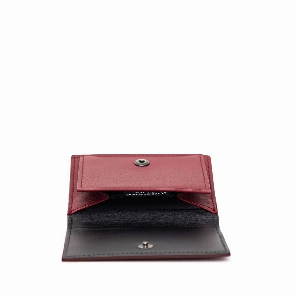 Dolce & Gabbana Red Calfskin Wallet