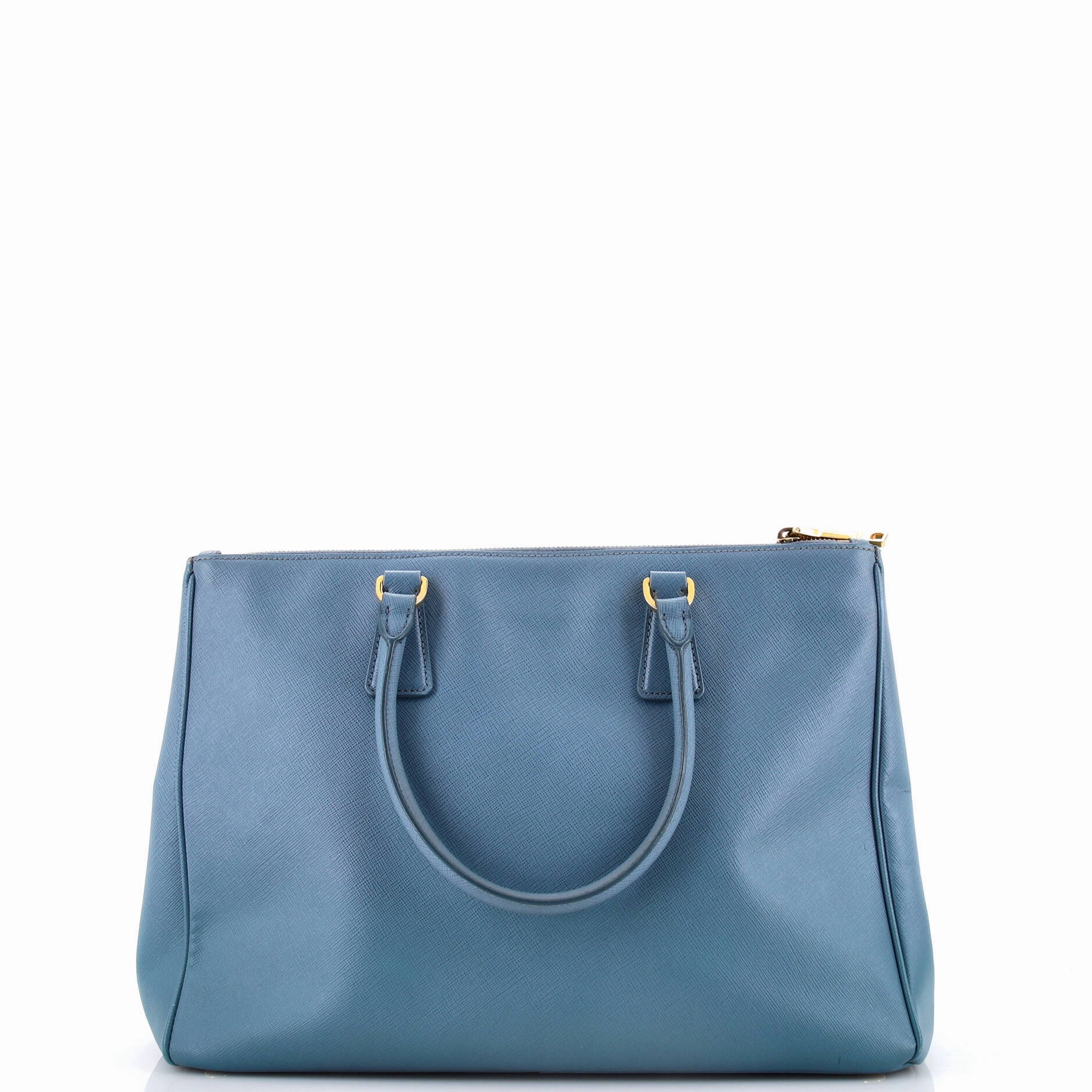 Double Zip Lux Tote Saffiano Leather Large