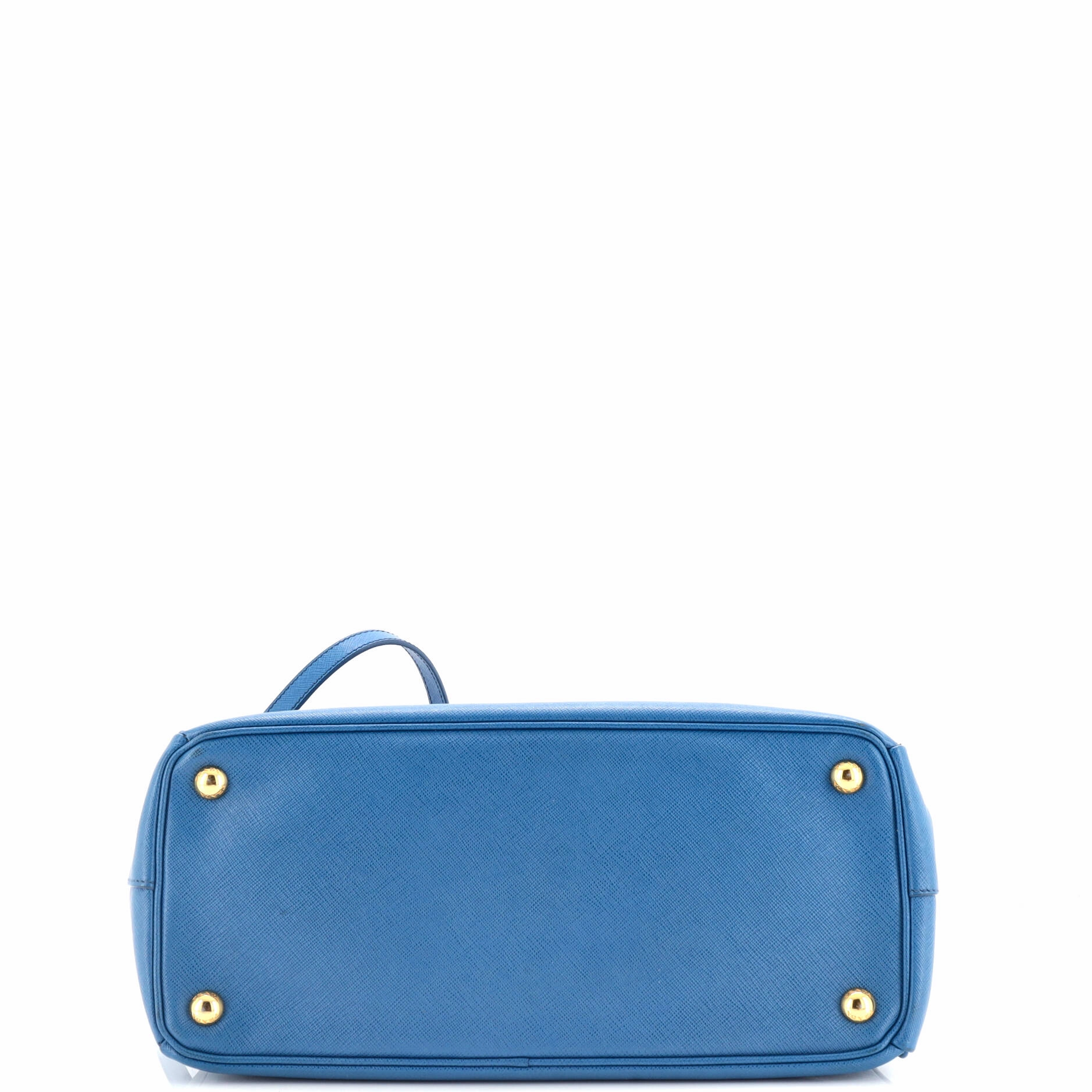 Double Zip Lux Tote Saffiano Leather Small