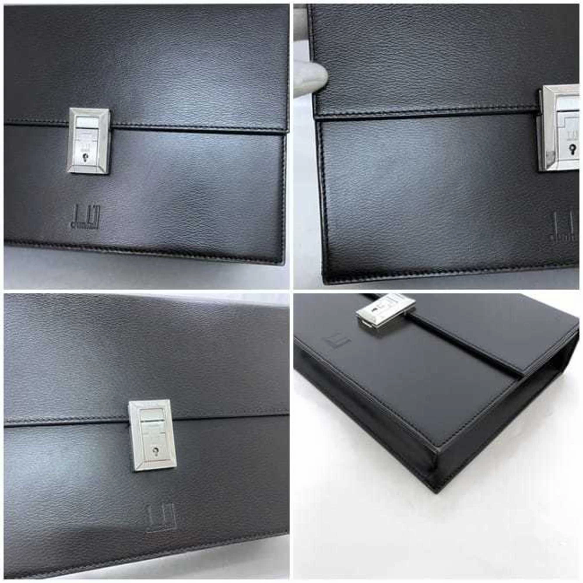 Dunhill Leather Clutch Bag (Pre-Owned)
