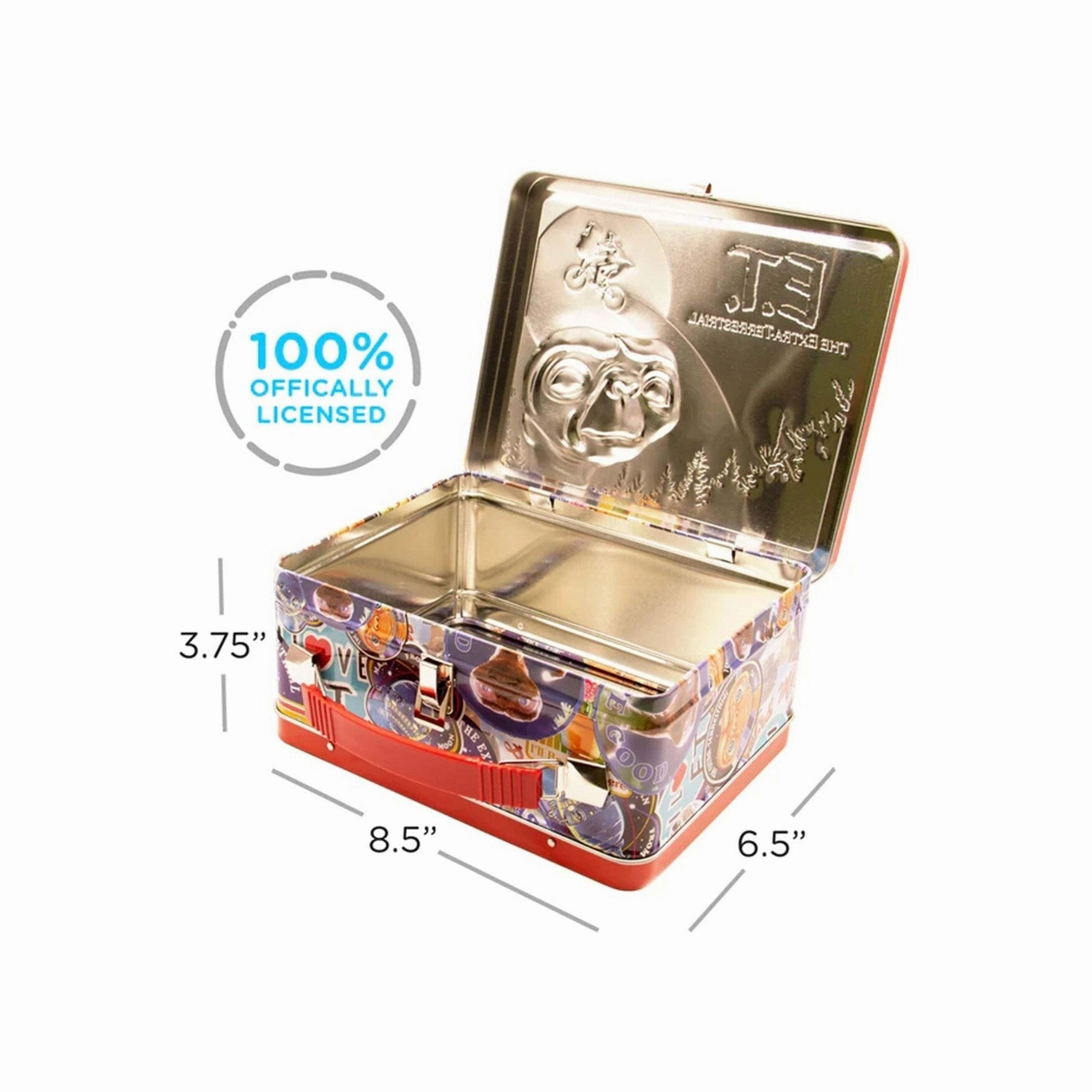 E.T. the Extra-Terrestrial Embossed Tin Fun Box