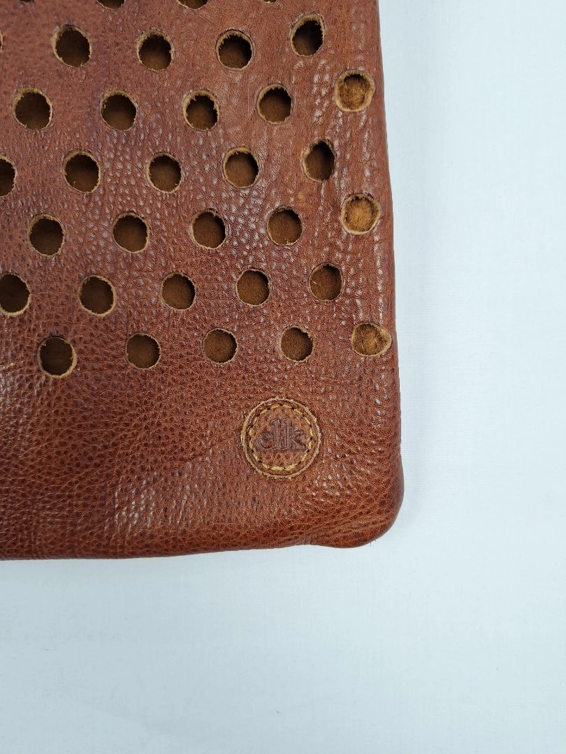 Elk Classic Perforated Leather Tote Bag