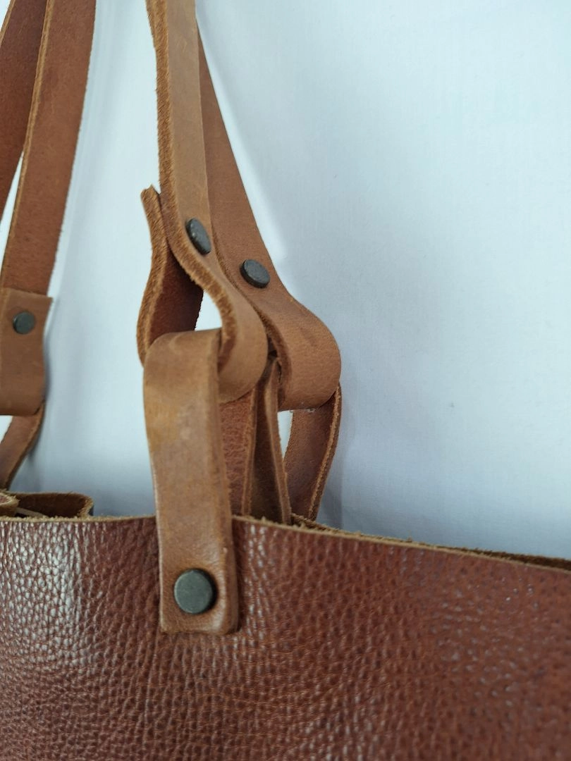 Elk Classic Perforated Leather Tote Bag