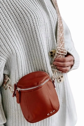Ellie Crossbody Bag In Cognac