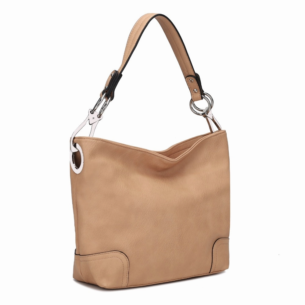 Emily Hobo Women's Bag Vegan Leather Multi Compartments by Mia K.