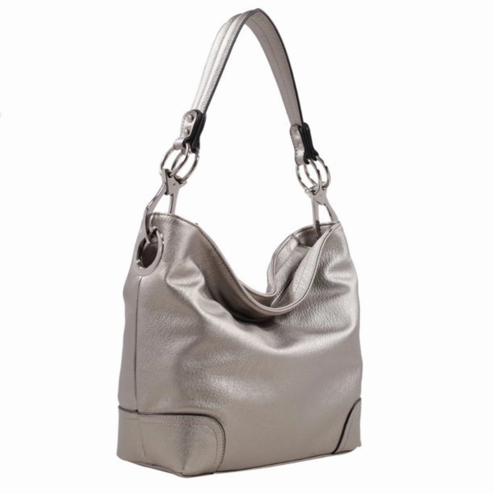 Emily Hobo Women's Bag Vegan Leather Multi Compartments by Mia K.