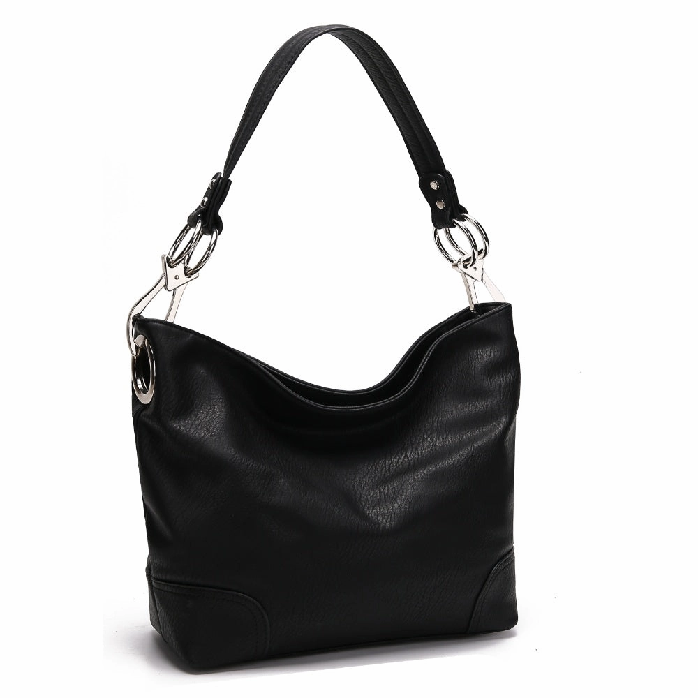 Emily Hobo Women's Bag Vegan Leather Multi Compartments by Mia K.