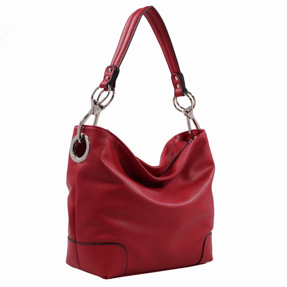 Emily Hobo Women's Bag Vegan Leather Multi Compartments by Mia K.