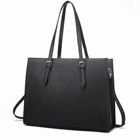 European Style PU Leather Business Laptop Tote Bag