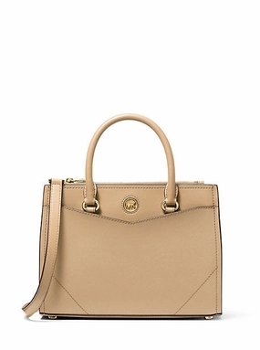 Everly Medium Saffiano Leather Satchel