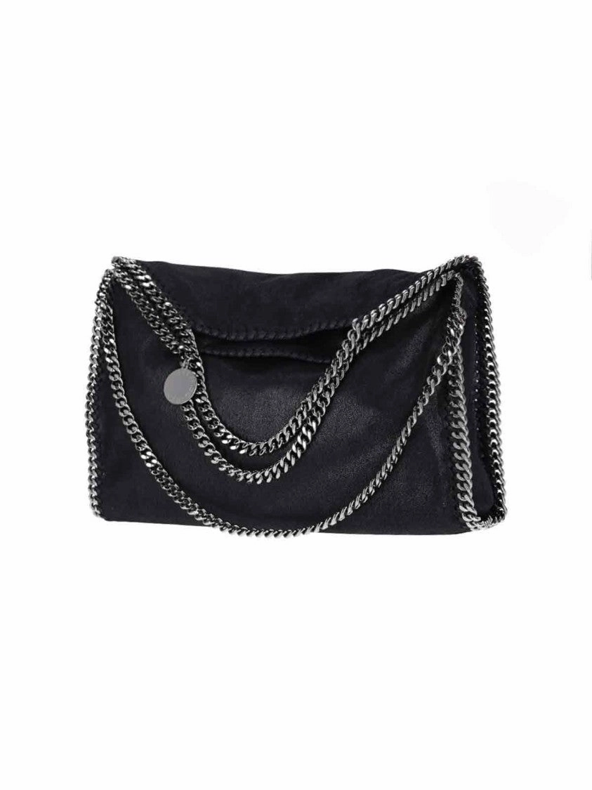 Falabella" Foldable Tote Bag  Black