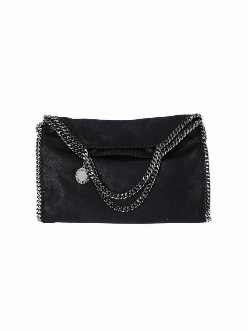 Falabella" Foldable Tote Bag  Black