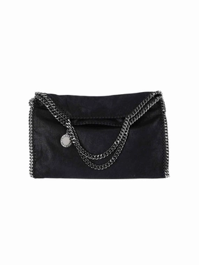 Falabella" Foldable Tote Bag  Black