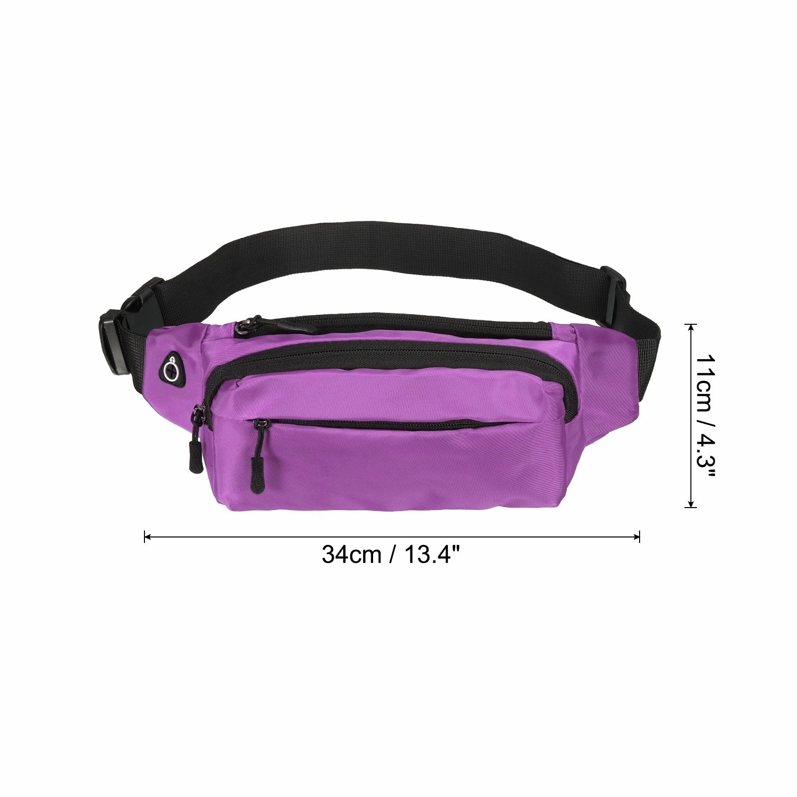 Fanny Pack, Adjustable Belt Bag for Men and Women for Hiking