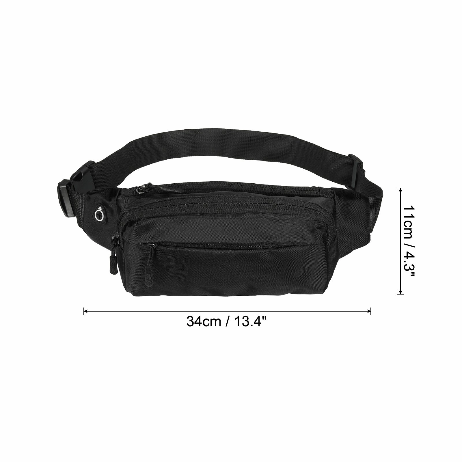 Fanny Pack, Adjustable Belt Bag for Men and Women for Hiking