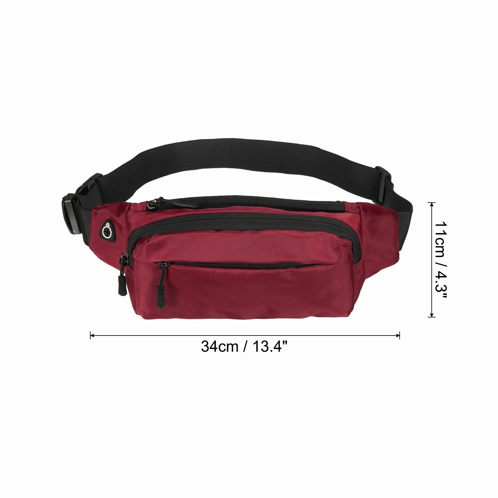 Fanny Pack, Adjustable Belt Bag for Men and Women for Hiking