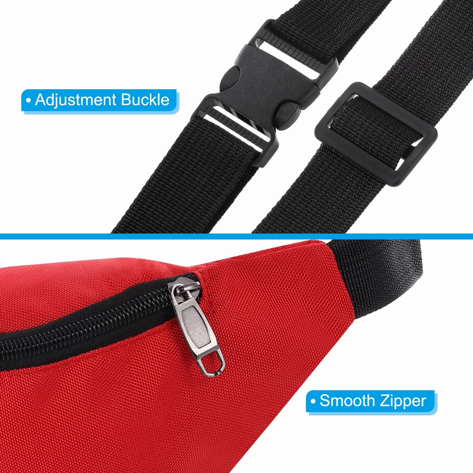 Fanny Pack, Waist Bag Pack Belt Bag with Adjustable Strap